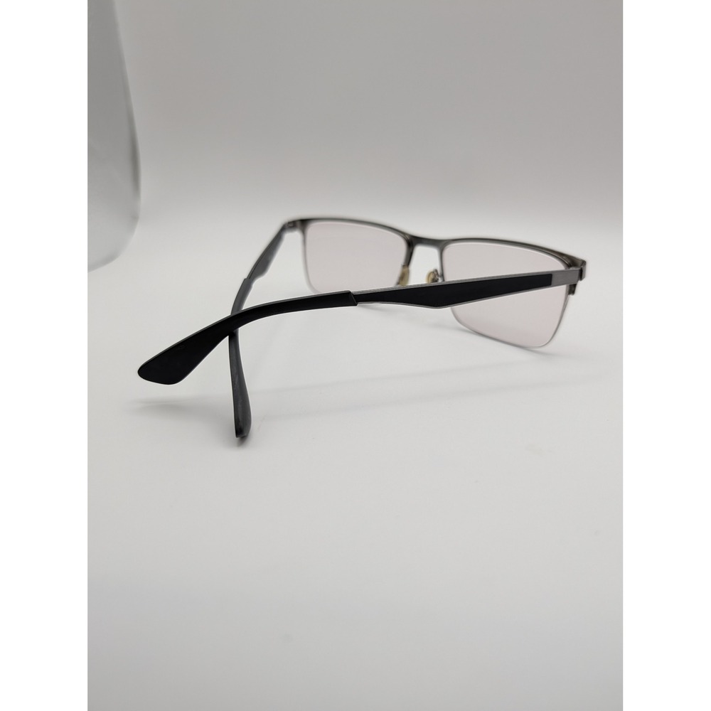 Ray-Ban RB6335 2855 Eyeglass Frames Semi Rimless Gunmetal Black 56-17-145